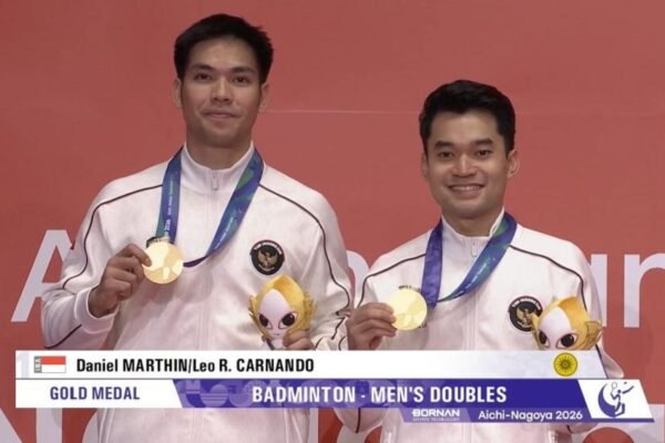 Leo/Daniel Juara Ganda Putra Asian Games 2026, Sumbang Emas Ketiga bagi Indonesia