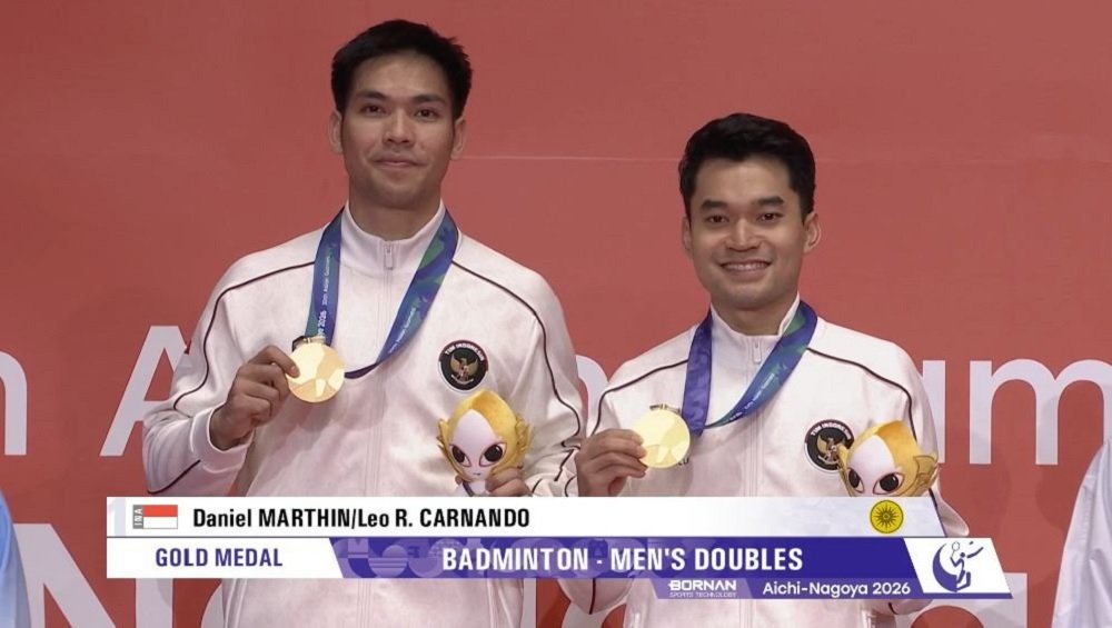 Leo/Daniel Juara Ganda Putra Asian Games 2026, Sumbang Emas Ketiga bagi Indonesia