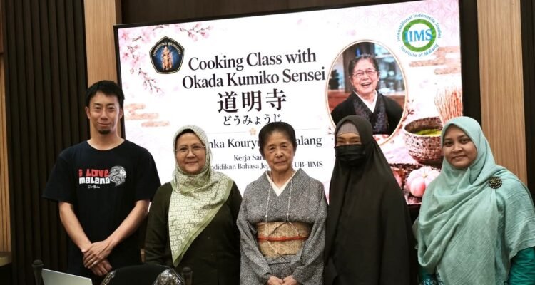Mahasiswa FIB UB Belajar Budaya Lewat Cooking Class bersama IIMS Jepang