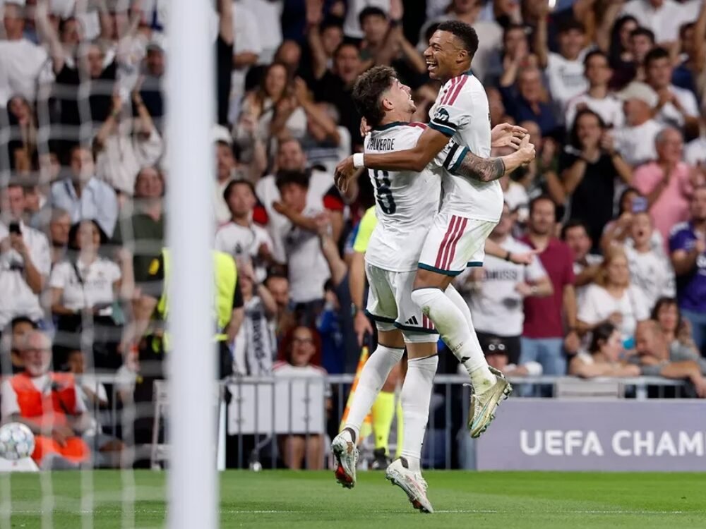 Kylian Mbappe Pencetak Gol Liga Champions