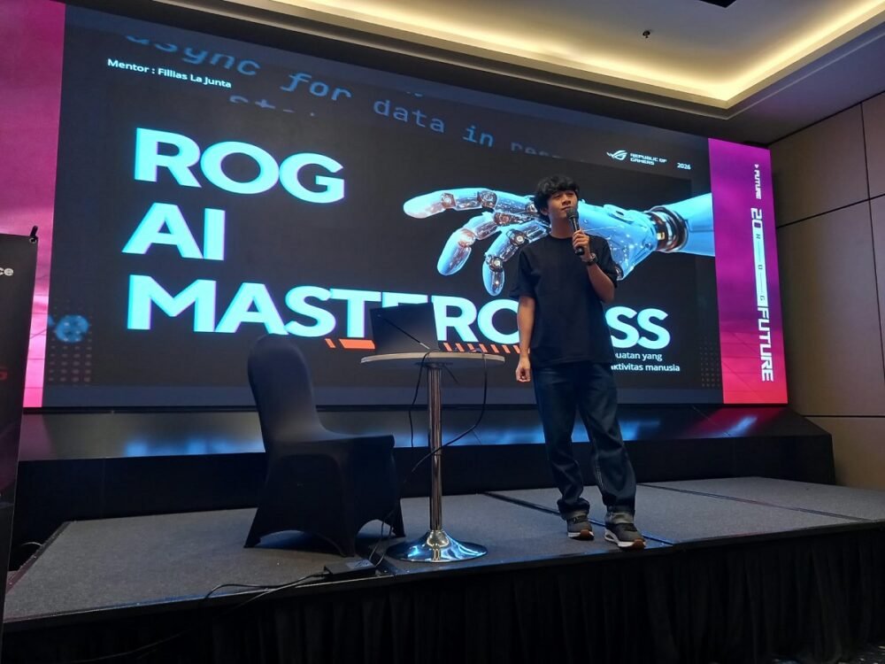 Kreator Konten Mindplace Ungkap Strategi Optimalisasi AI dan Otomasi Workflow di ROG AI Masterclass