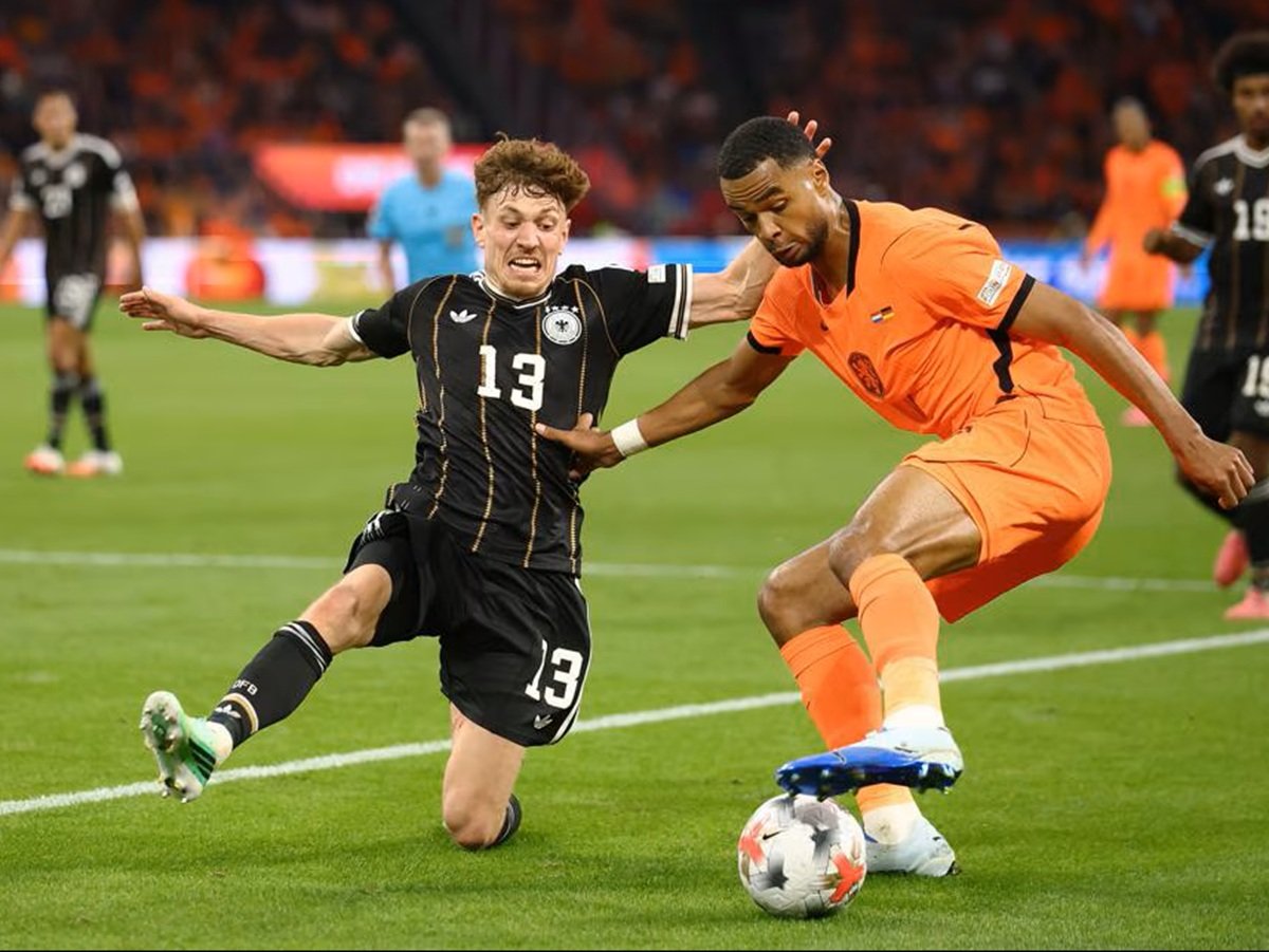 Nations League Belanda Jerman UEFA Nations League: Belanda Bangkit Imbangi Jerman di Johan Cruijff ArenA