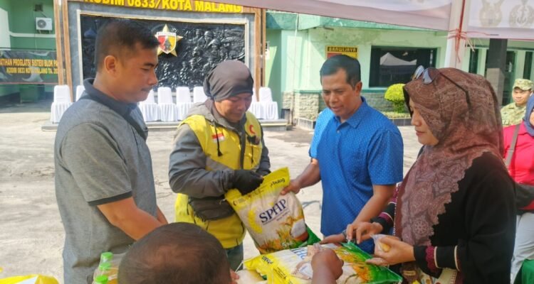 Kodim 0833/Kota Malang Sediakan Bazar UMKM Pasar Murah Lewat Bazar HUT TNI ke-81