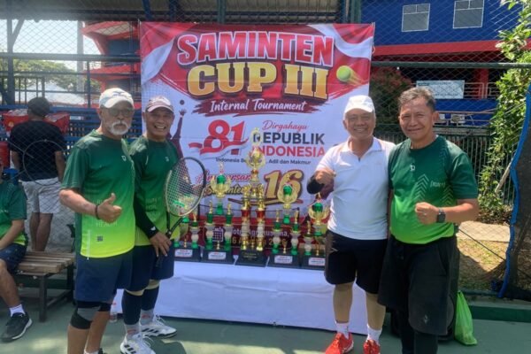 Saminten Cup III di Kota Malang Rayakan Kebersamaan Klub Tenis Lintas Profesi