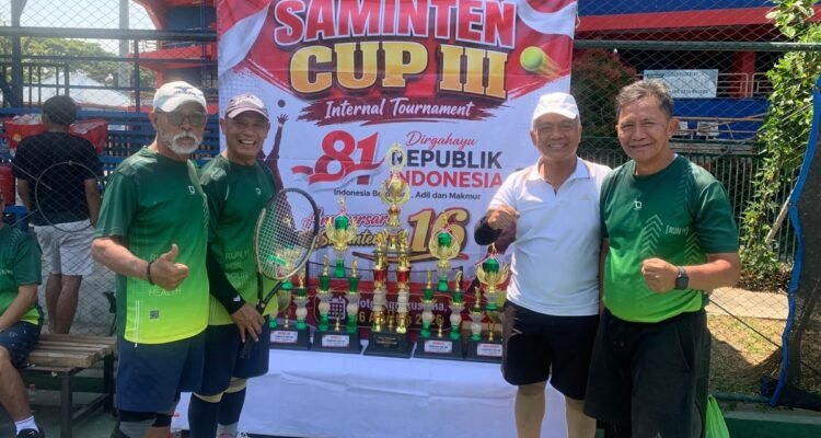Saminten Cup III di Kota Malang Rayakan Kebersamaan Klub Tenis Lintas Profesi