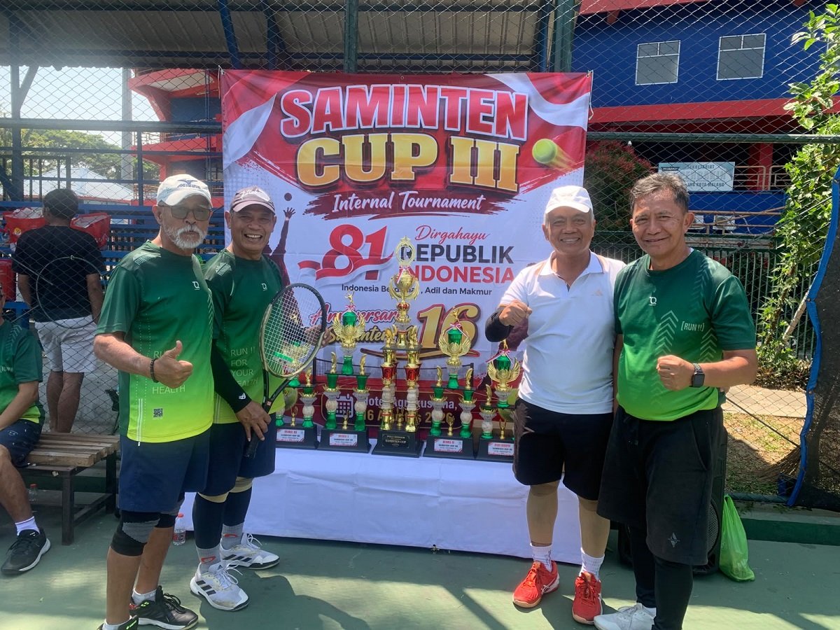 Saminten Cup III Saminten Cup III di Kota Malang Rayakan Kebersamaan Klub Tenis Lintas Profesi