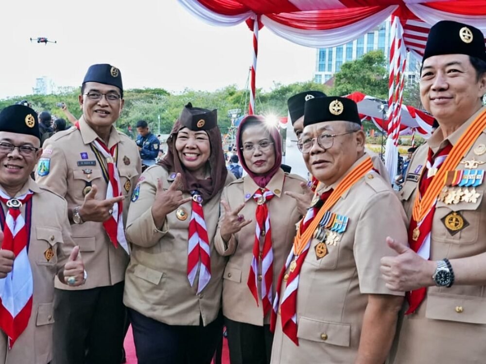 Hari Pramuka di UNESA, Sri Untari Apresiasi Program Bedah Rumah dan Pembentukan Karakter Gen