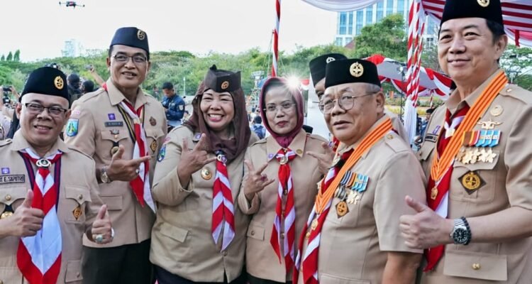 Hari Pramuka di UNESA, Sri Untari Apresiasi Program Bedah Rumah dan Pembentukan Karakter Gen