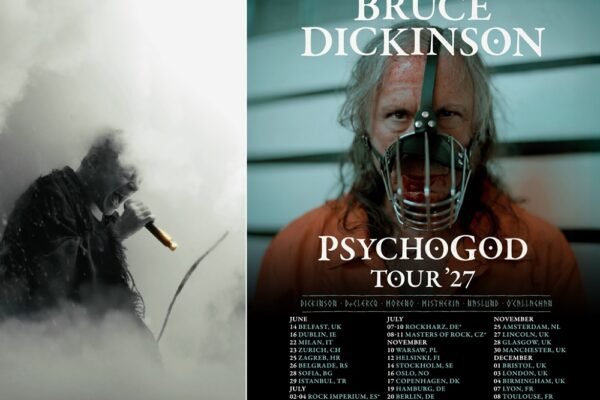 Bruce Dickinson Umumkan PsychoGod Tour 2027 di Eropa dan Inggris