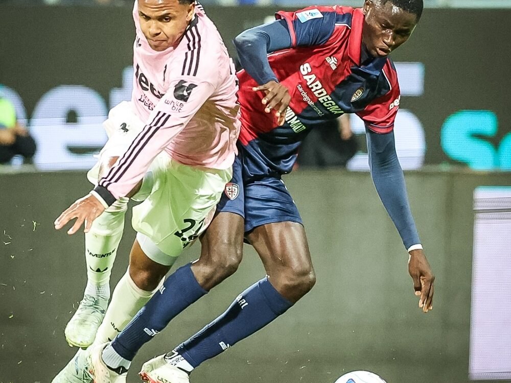Cagliari Tahan Imbang Juventus 1-1, Maldini dan Kolo Muani Cetak Gol