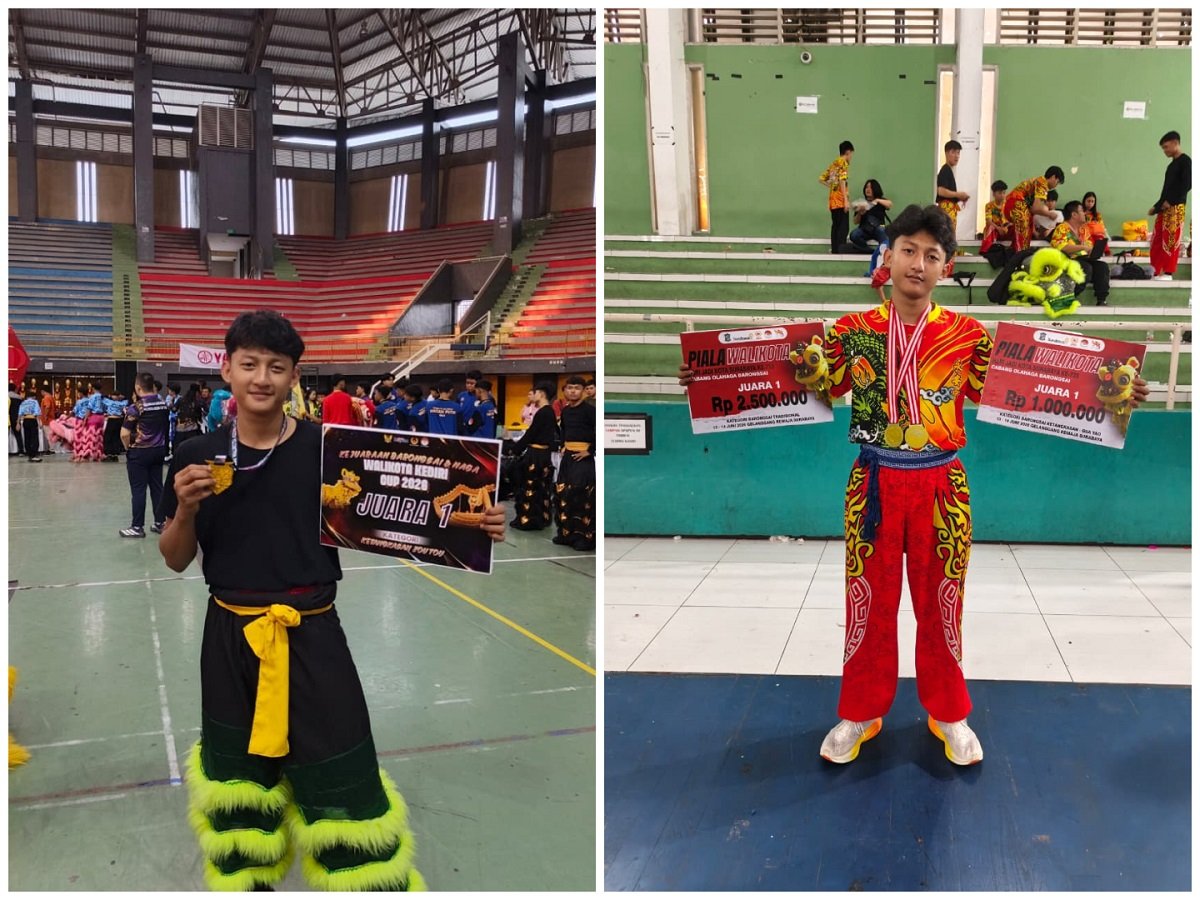 Siswa kelas XII SMA Taman Harapan Malang  Yesaya Sandjaya Purnomo, meraih capaian prestasi mentereng sebagai atlet di cabang olahraga Barongsai adalah impian sejak kecil