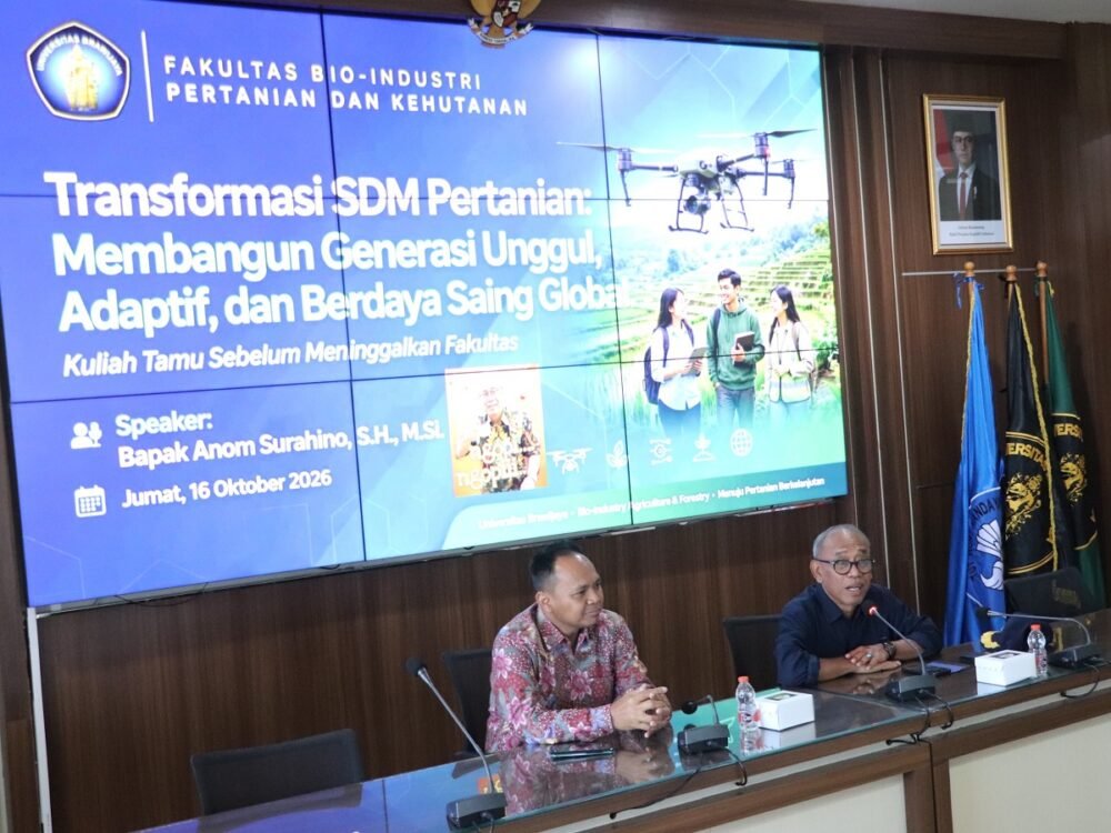 FBiPK UB Anom Surahno Bekali Lulusan Hadapi Dunia Kerja, FBiPK UB Gelar Kuliah Tamu Bersama Anom Surahno