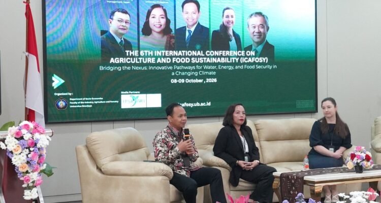 ICAFOSY 2026 Jadi Ajang FBiPK UB Perkuat Sinergi Internasional untuk Ketahanan Air, Energi, dan Pangan