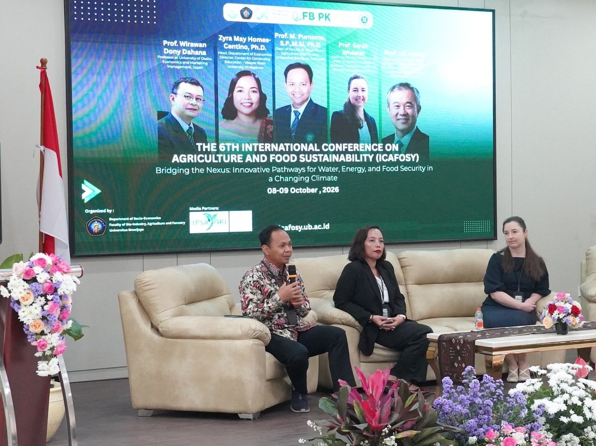 ICAFOSY 2026 Jadi Ajang FBiPK UB Perkuat Sinergi Internasional untuk Ketahanan Air, Energi, dan Pangan
