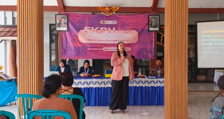 Bantu UMKM Desa Kranggan Sadar Hukum, FKPH FH UB Gelar Public Legal Course 2026