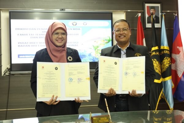 Pengembangan Material Fungsional Berkelanjutan, FTAB UB Tanda Tangani PKS Bersama Pusat Riset Sistem Nanoteknologi BRIN