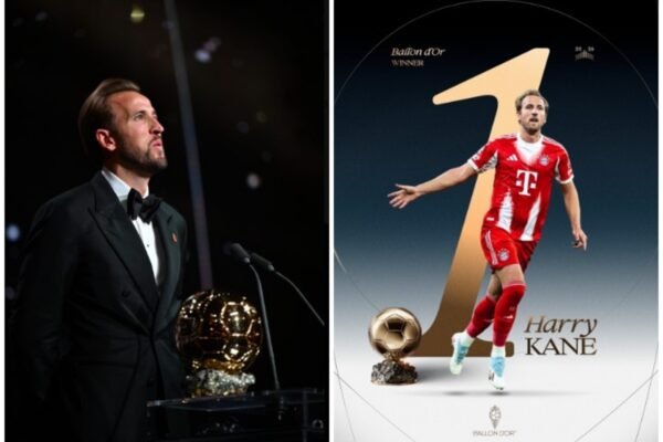 Menangkan Ballon d'Or, Harry Kane Akhiri Paceklik Gelar Tersebut untuk Pemain Inggris