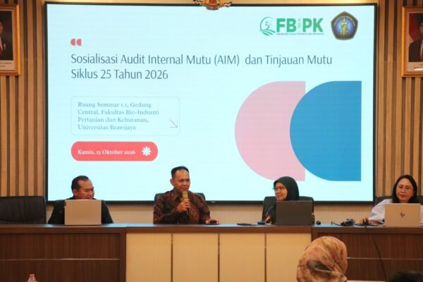 Sosialisasi Audit Internal Mutu Siklus 25 Tahun 2026 oleh FBiPK UB Perkuat Budaya Mutu Akademik