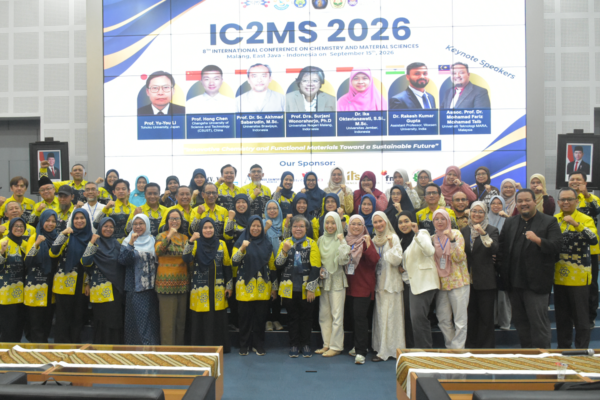 Partisipasi Departemen Kimia FSTeM UB di IC2MS 2026 Perkuat Kolaborasi Riset Kimia dan Material Tingkat Internasional