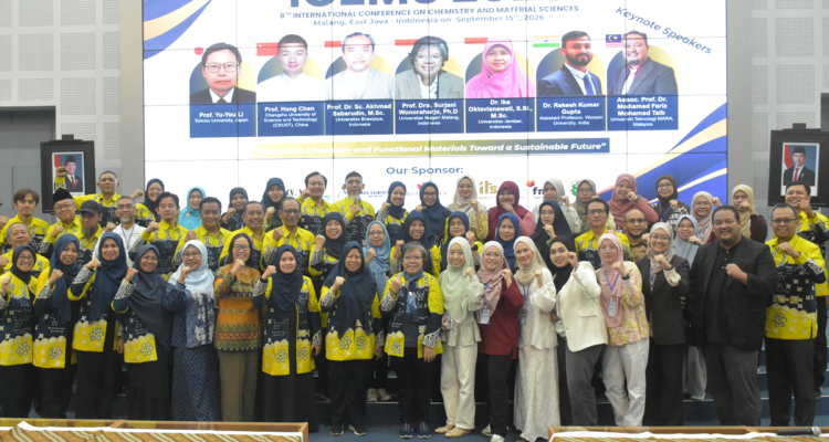 Partisipasi Departemen Kimia FSTeM UB di IC2MS 2026 Perkuat Kolaborasi Riset Kimia dan Material Tingkat Internasional